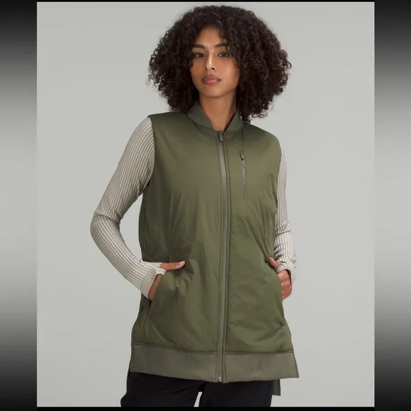 Lululemon Long Insulated Bomber Vest - Picture 1 of 12